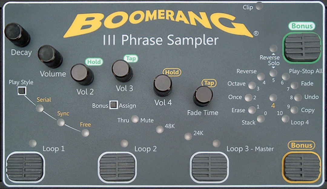 Phrase III Sampler (FREE Cable) – Boomerang Looper